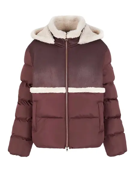 EA7 Emporio Armani Zimná bunda  hnedá