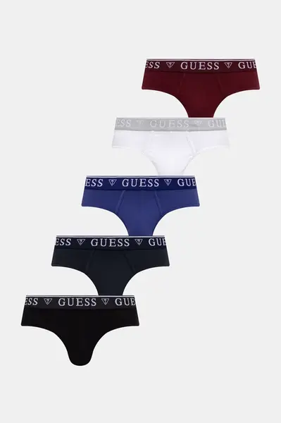 Guess slipy pánske bavlnené s elastanom 5-pak