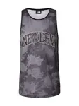 NEW ERA Tričko  sivá / čierna / biela
