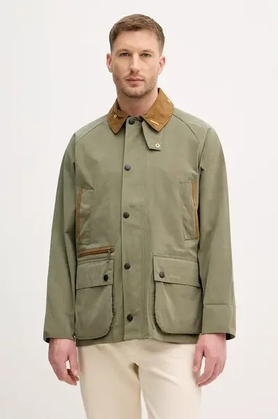 Barbour přechodová bunda pánská s bavlnou Bedale