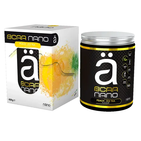 Näno Supps BCAA Nano 420g - broskvový ledový čaj