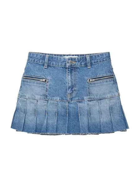 Pull&Bear Sukňa  modrá denim