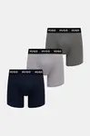 HUGO boxerky pánské bavlněné s elastanem BOXERBR TRIPLET PACK 3-pack