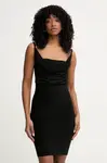 Guess bodycon šaty s viskózou ARISA