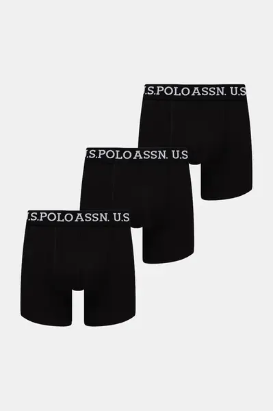 U.S. Polo Assn. boxerky pánské bavlněné s elastanem USPA Trunk 3-pack