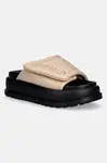 Buffalo šľapky na platforme dámske Palma Velcro