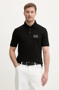 Armani Exchange polo tričko pánske bavlnené