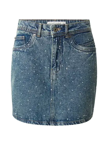 Eight2Nine Sukňa  modrá denim / strieborná