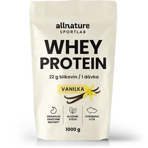 ALLNATURE Sportlab whey proteín vanilka 1000 g
