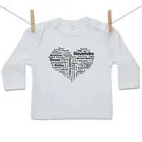 Boodyy Tričko s dlhým rukávom Slovensko 116 (5-6 rokov)