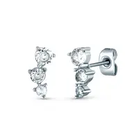 Strieborné náušnice Patis