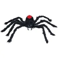 Guirca Dekoračný pavúk čierno-červený 60cm