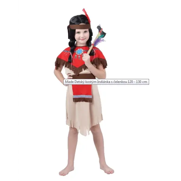 Karnevalový kostým Indián 110-120cm-MOVEO