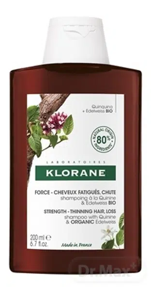 KLORANE SHAMPOOING À LA QUININE & EDELWEISS BIO