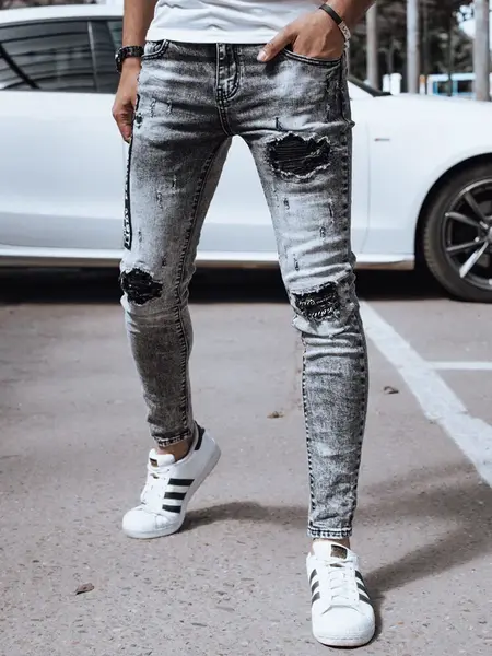 Spodnie męskie jeansowe czarne Dstreet