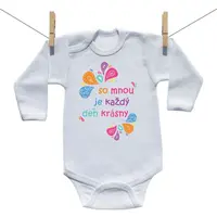 Boodyy Body s dlhým rukávom So mnou je každý deň krásny 50 (0 mesiacov)