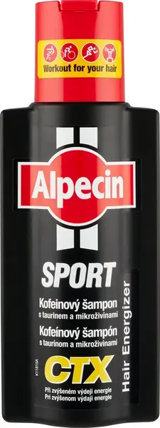 ALPECIN SPORT Kofeínový šampón CTX
