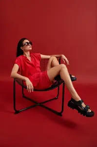 Dámská košile s kapsou MOODO - červená