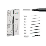 Pigment LINER popisovač CARIOCA 0,2mm 8ks-CARIOCA