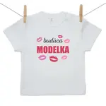 Boodyy Tričko s krátkym rukávom Budúca modelka 74 (6-9 mesiacov)