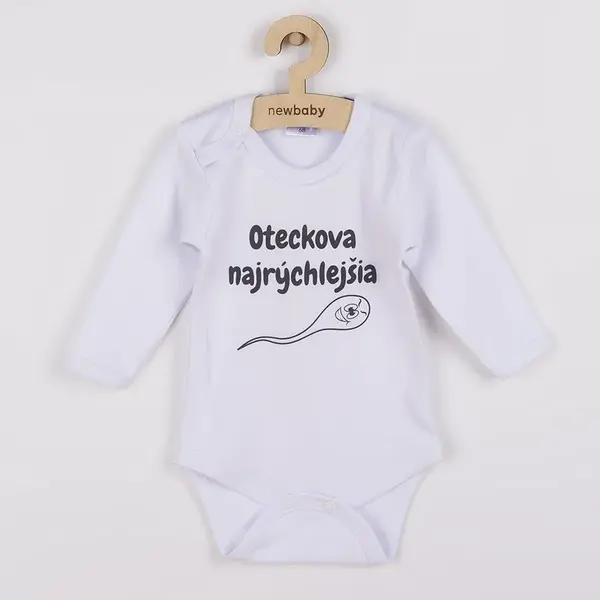 Body s potlačou Oteckova najrýchlejšia, vel. 68 (4-6m)
