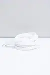 Bílé Ploché Bavlněné Šněrování Corbby