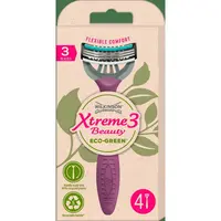 70017300 Wilkinson Xtreme3 Beauty Eco Green 4's