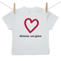 Boodyy Tričko s krátkym rukávom Ľúbim strýka 140 (9-10 rokov)