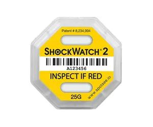 Indikátor nárazu Shockwatch2 - 25 g, žlutý