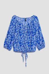 DÁMSKÁ KOŠILE L-KO-4021 MODRÁ