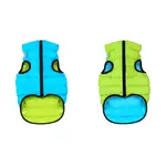 Teplá vesta pre psa AiryVest zeleno modrá, Veľkosť: M47