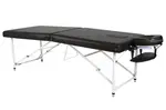 Masážny stôl Lipt® HL-01 (hliníkové) čierny
