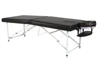 Masážny stôl Lipt® HL-01 (hliníkové) čierny
