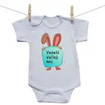 Boodyy Body s krátkym rukávom Veselú Veľkú noc 2 74 (6-9 mesiacov)