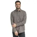 Bushman Pánská kostkovaná košile Luigi, burgundy XXXL