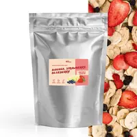 FitStream lyofilizované ovocie - Banán, jahoda a čučoriedka (400g)