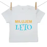 Boodyy Tričko s krátkym rukávom Milujem leto 128 (7-8 rokov)