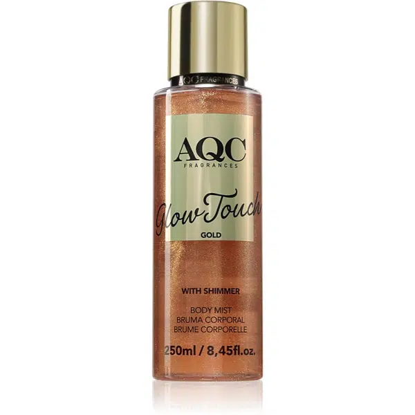 IDC Institute Glow Touch Gold tělová mlha se třpytkami 250 ml