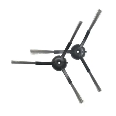 Robot Vacuum Cleaner Accessories Black Side Brush for ROIDMI EVA 1 Pair