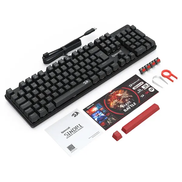 Redragon K671-DE Mechanical Keyboard DE Layout RGB Hot-Swappable