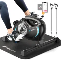 MERACH S04 Under Desk Bike Pedal Exerciser Black