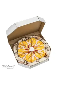 ZOOKSY/RAINBOW SOCKS Rainbow Socks Pizza 4 páry Havajský