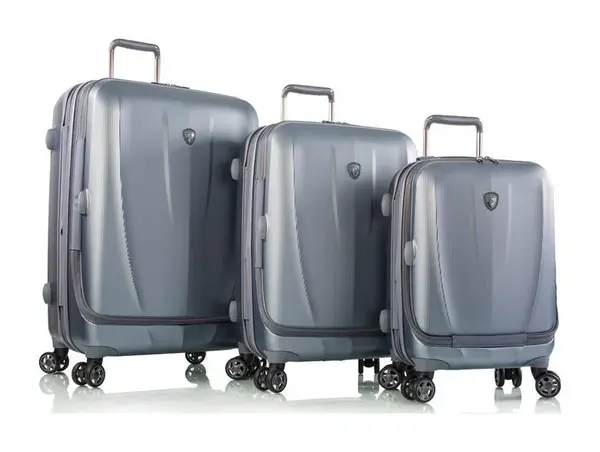 Sada cestovných kufrov Heys Vantage Smart Luggage S,M,L Slate Blue – súprava 3 kufrov