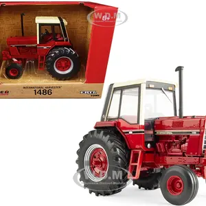 International Harvester 1486 Tractor Red with Cream Top "Case IH Agriculture" Series 1/32 Diecast Model by ERTL TOMY