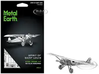 Model Kit Spirit Of Saint Louis Monoplane Aircraft (Moderate Difficulty) Steel Model by Metal Earth