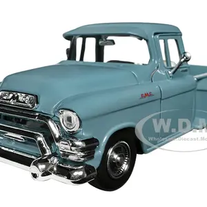 1955 GMC Blue Chip Pickup Truck Light Blue "Timeless Legends" Series 1/24 Diecast Model Car by Motormax