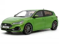 2022 Ford Focus MK5 ST Phase 2 Mean Green Metallic Limited Edition to 2000 pieces Worldwide 1/18 Model Car by Otto Mobile