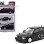 Mitsubishi Lancer GSR Evolution III RHD (Right Hand Drive) Black "Global64" Series 1/64 Diecast Model by Tarmac Works