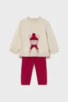 Kojenecká sada Mayoral červená barva, 2595