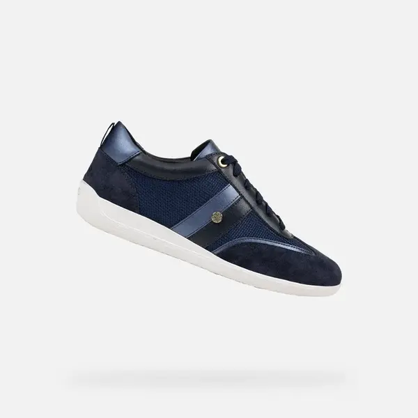 Dark blue women's sneakers Geox Myria - Women's